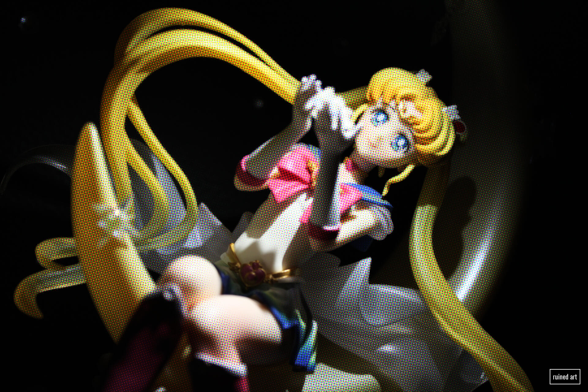 Sailor Senshi (4) craft – figurine 2023 / styria Canon digital single-lens reflex (stylistic effects)